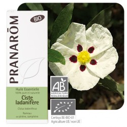 CISTE LADANIFERE BIO 5ML Pranarôm Huile Essentielle