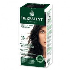 HERBATINT 1N NOIR  teinture capillaire sans ammoniaque enrichie aux extraits végétaux