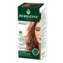 HERBATINT 8R BLOND CLAIR CUIVRE teinture capillaire sans ammoniaque enrichie aux extraits végétaux