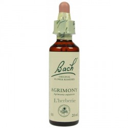 Fleur de Bach Originale  Agrimony-Aigremoine  N°1 (Agrimonia eupatoria) 20ML