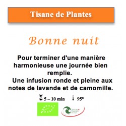 Tisane de Plantes Bonne nuit