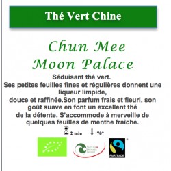 Thé Vert de Chine Chun Mee Moon Palace