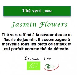 Thé vert de Chine Jasmin Flowers