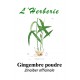 Gingembre poudre Zingiber officinale  100 gr