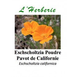 ESCHSCHOLTZIA CALIFORNICA POUDRE Pavot de Californie Eschscholtzia californica 100GR