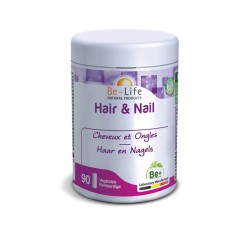 Hair & Nail (90 Gélule) végétales Cheveux et Ongles BE LIFE