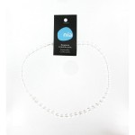 Collier perle 40 cm Cristal de roche   NIA