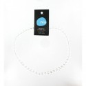 Collier perle 40 cm Cristal de roche   NIA