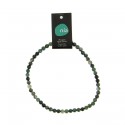 Collier perle 40 cm Agate mousse   NIA