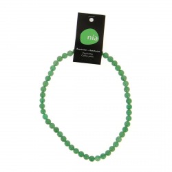 Collier perle 40 cm Aventurine  NIA