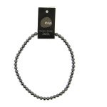 Collier perle 40 cm Hématite  NIA