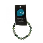 Bracelet perle Agate mousse NIA