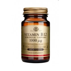 VITAMIN B 12 1000 µg 100 Comprimés à croquer Solgar