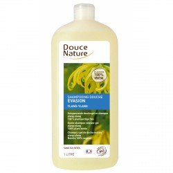 SHAMPOOING DOUCHE EVASION A L' YLANG YLANG DOUCE NATURE