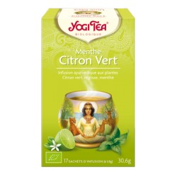 YOGI TEA Menthe Citron Vert.Fruité, sensuel, relaxant.