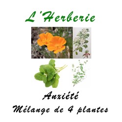 Anxiété mélanges de 4 Plantes 100 gr