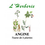 ANGINE Tisane de 5 plantes 100g