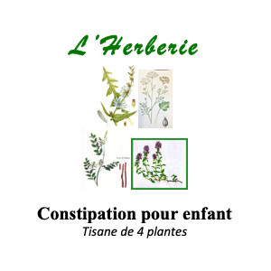 Constipation Tisane pour Enfant 4 plantes 100g