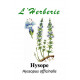 Hysope 100 gr Hyssopus officinalis