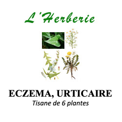 ECZEMA, URTICAIRE Tisane de 6 plantes 100g