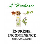 ÉNURÉSIE, INCONTINENCE Tisane de 5 plantes 100g