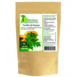 GELULES DE FEUILLES DE PAPAYER BIO 60 GELULES