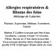 Allergies respiratoires & Rhume des foins Mélange de 5 plantes