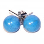 BOUCLE D OREILLE PERLE Turquoise NIA