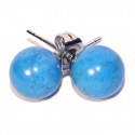BOUCLE D OREILLE PERLE Turquoise NIA