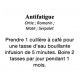 ANTIFATIGUE Mélange de 4 plantes Tisanes 100 gr